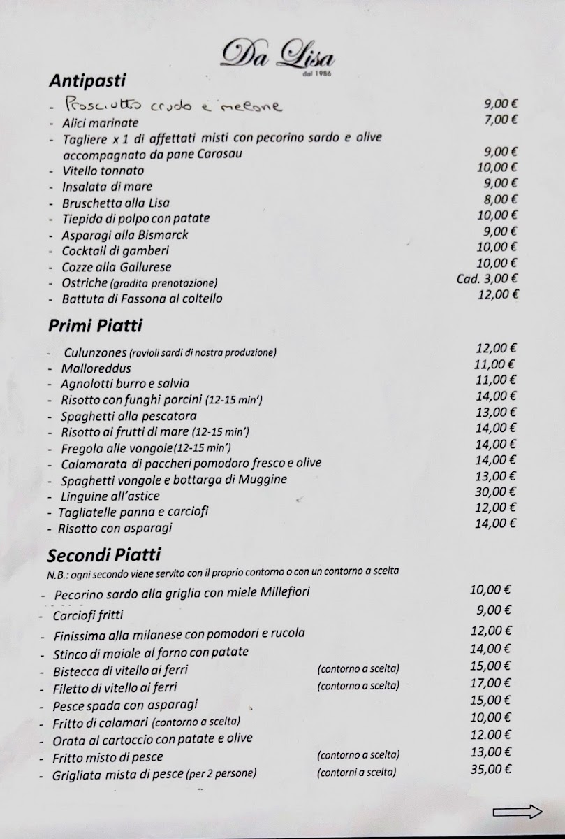 Menu Da Lisa-2